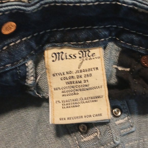 Miss me jeans Woman Denim Size 28 - Picture 7 of 16